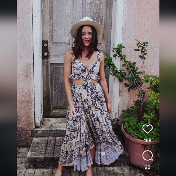 spell amethyst garden party dress nightfall SPELL & THE GYPSY COLLECTIVE Amethyst Garden Party Dress